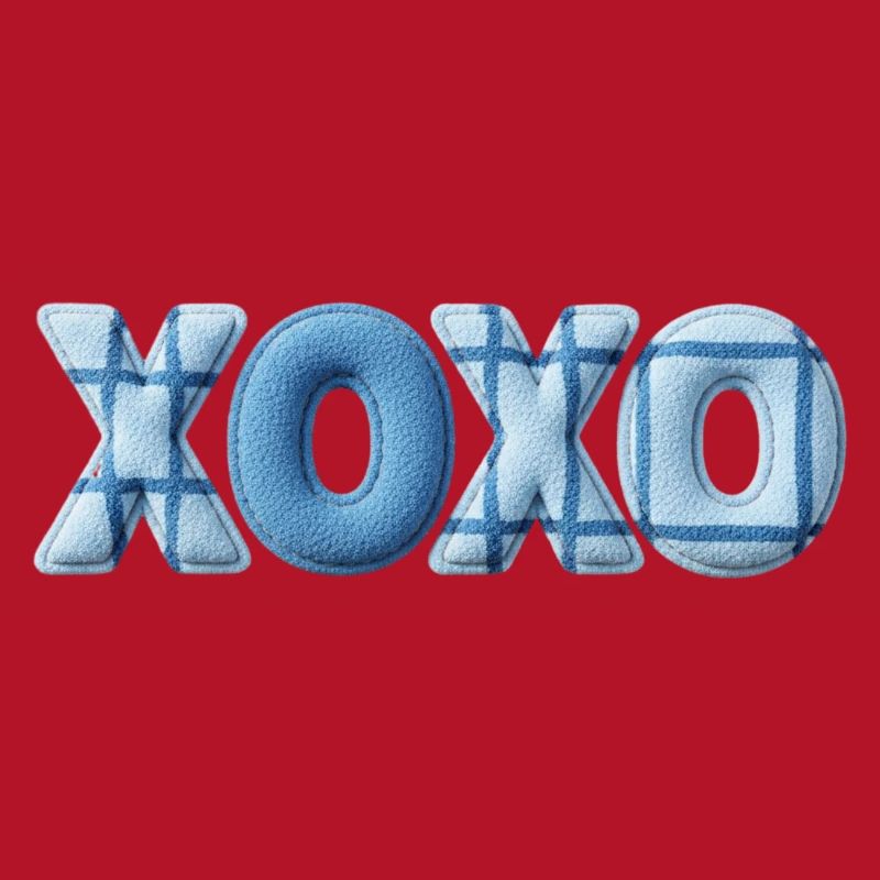 XOXO Patchwork Look mit Stoff Optik