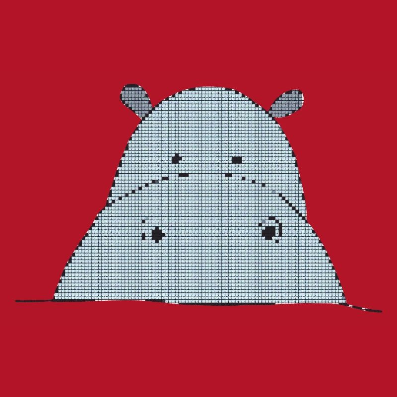 Pixel-friendly hippo