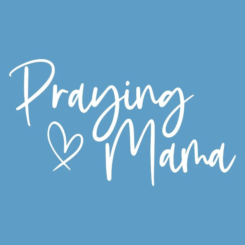 Praying Mama Expression sincère pour les mamans dévouées