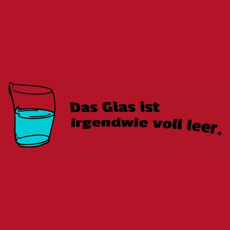 Glass fully empty