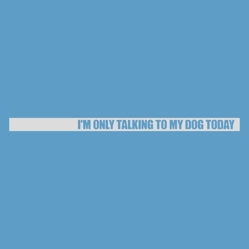 only talking to dog