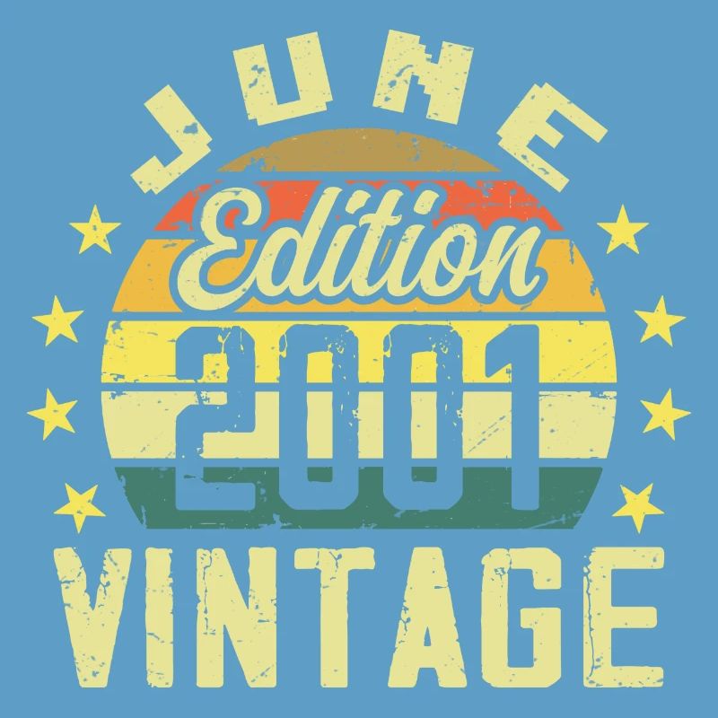 Juni 2001 Juni Retro Juni 2001 Geburtstagsgeschenk