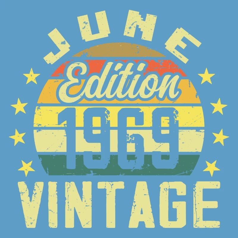 Juni 1969 Juni Retro Geburtstagsgeschenk Juni 1969
