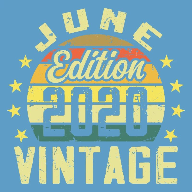 Juni 2020 Juni Retro Juni 2020 Geburtstagsgeschenk