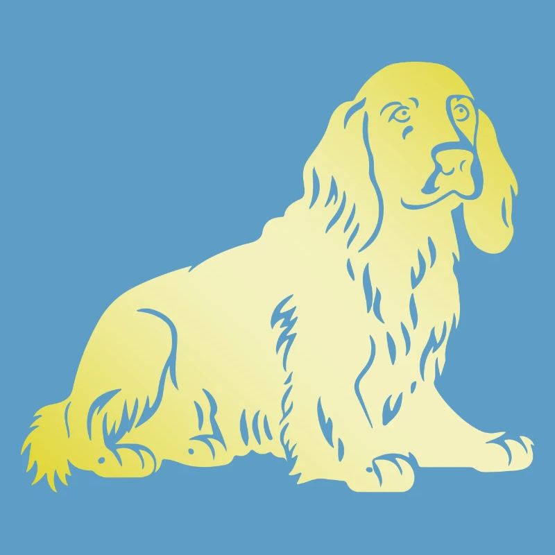 Cocker Spaniel Dog Silhouette