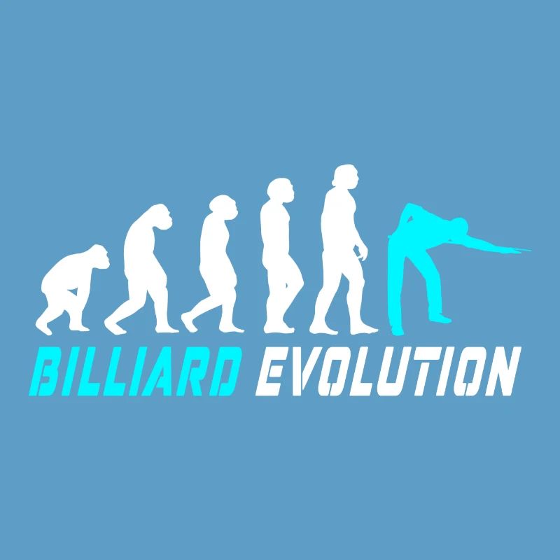 Billiard evolution design / gift idea