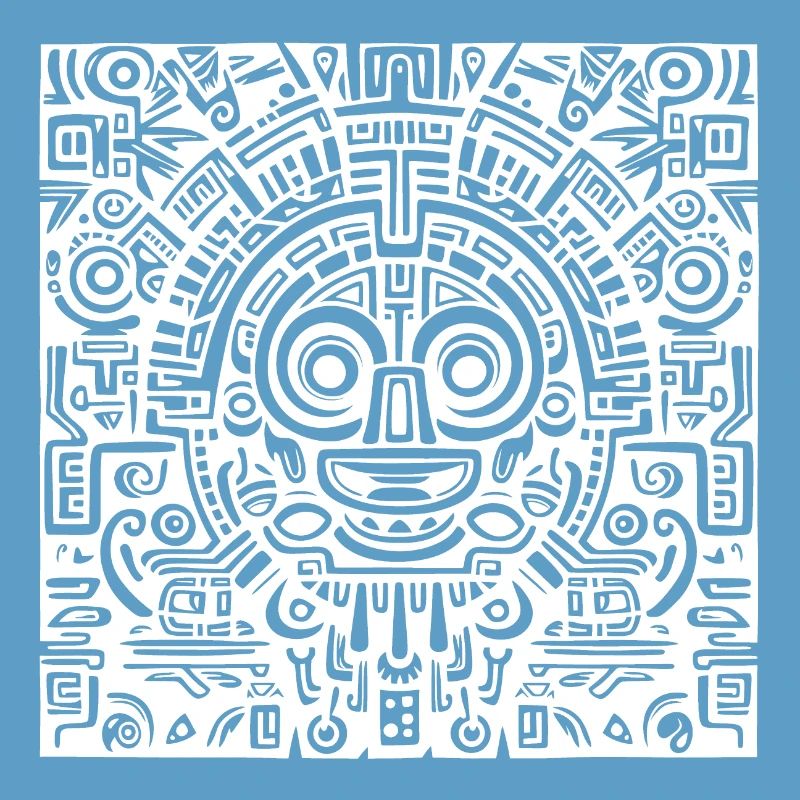Inca, Aztec, Mayan Pattern, Artwork
