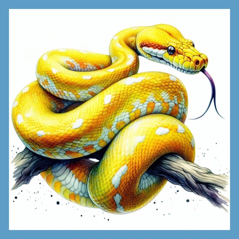 Yellow python