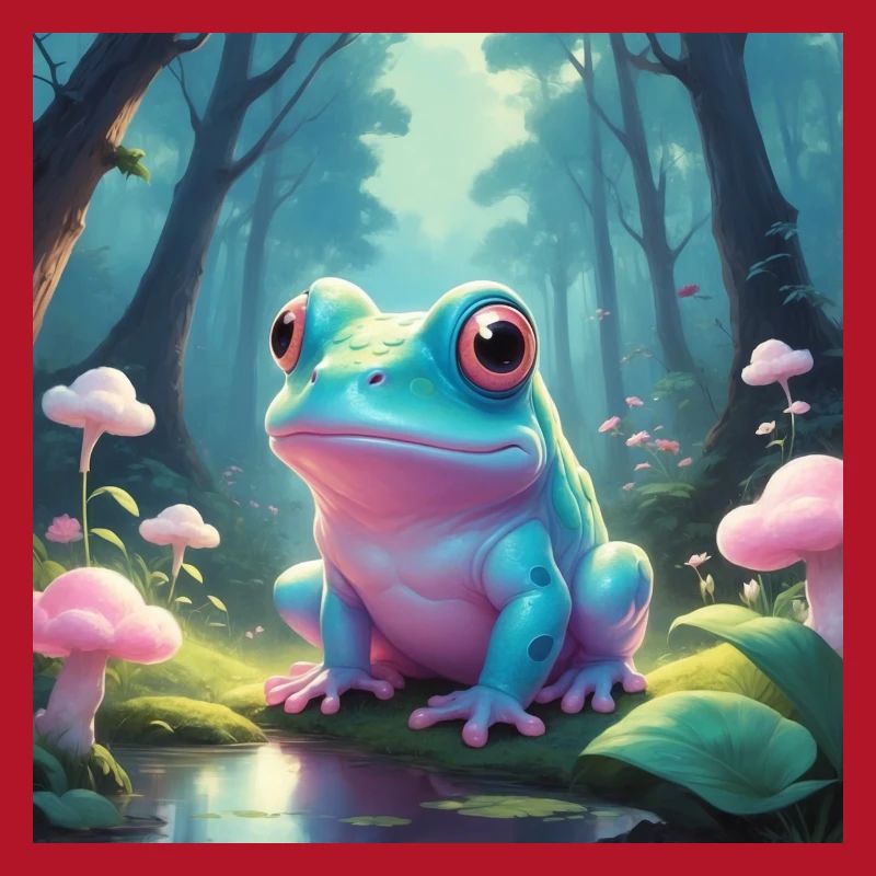 Frosch im Märchenwald