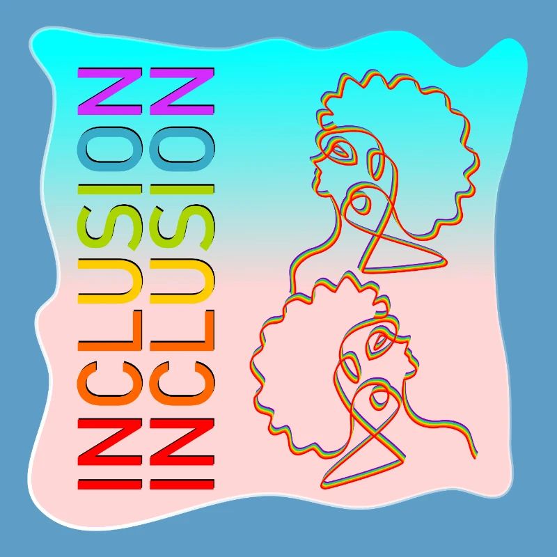 INCLUSION DIVERSITÉ DESSIN AU TRAIT