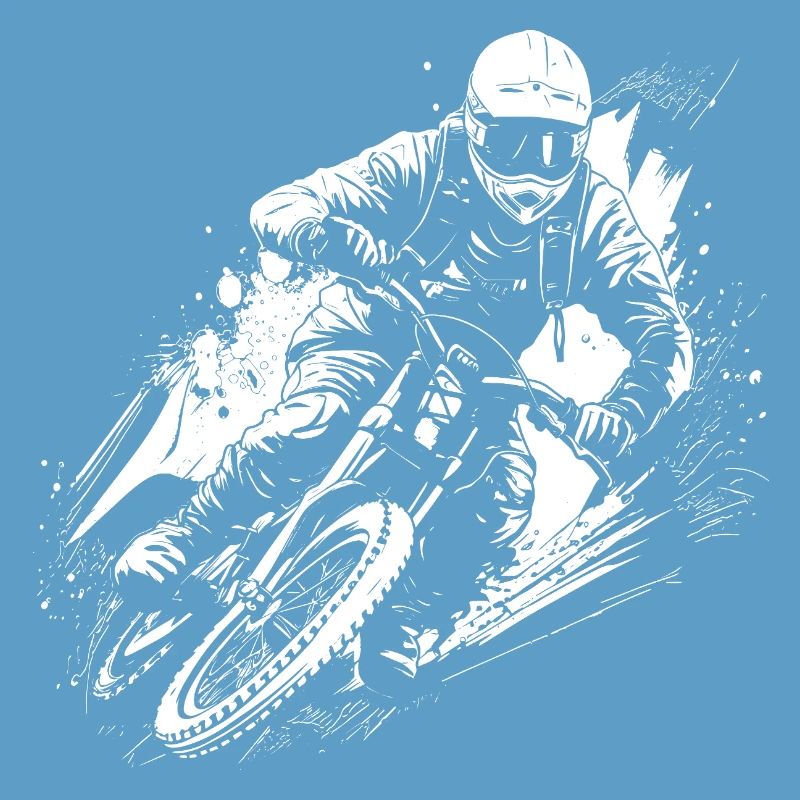 BMX Biker Drawing