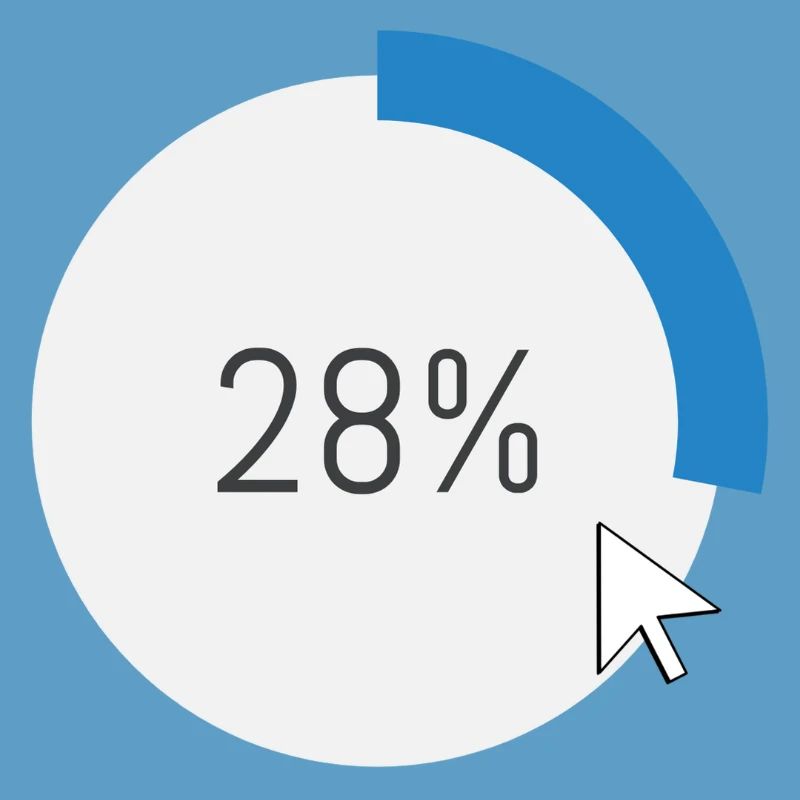 Blue Progress Ring IT Software PC Computer