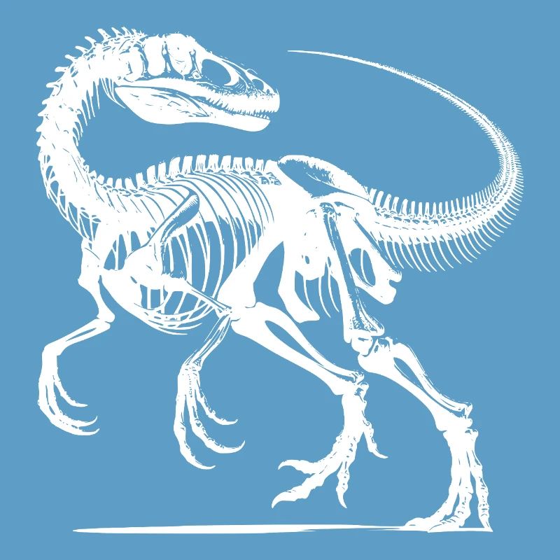Raptor Dinosaur Backbreaking Work from Prehistoric Times