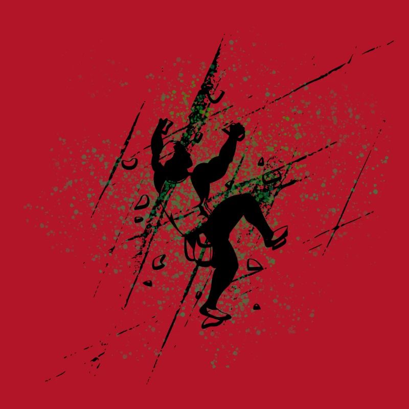Grimpeur Vert Eclaboussures