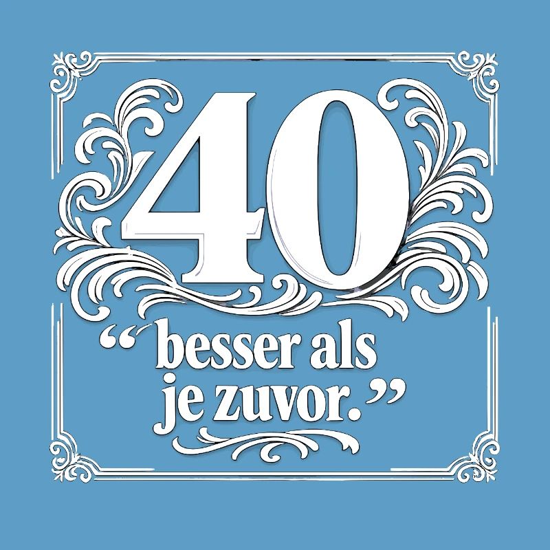 40 Better Than Ever – Ornate Frame