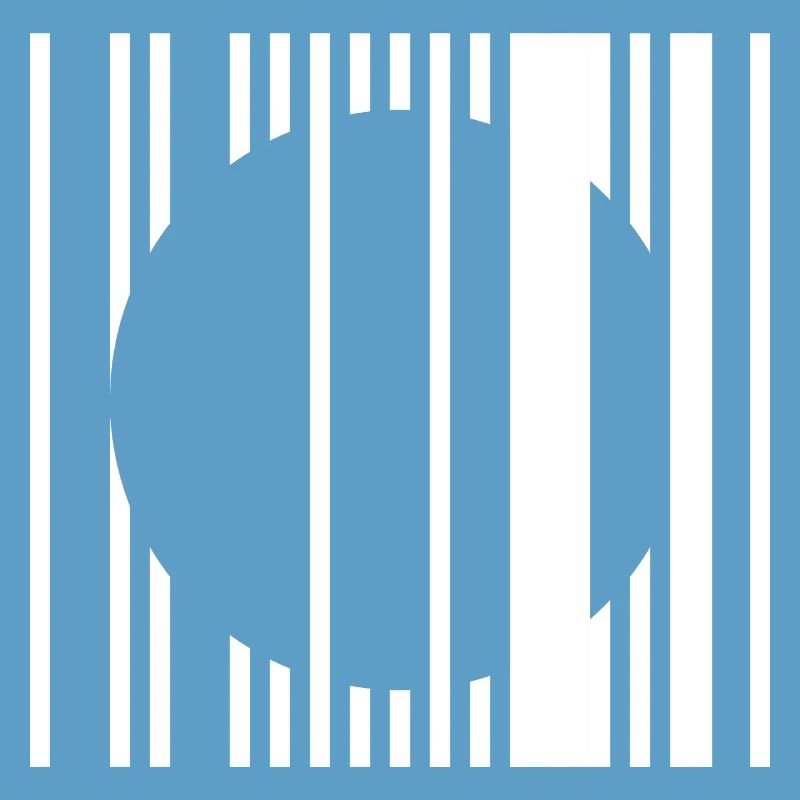 Vertical Stripe Circle