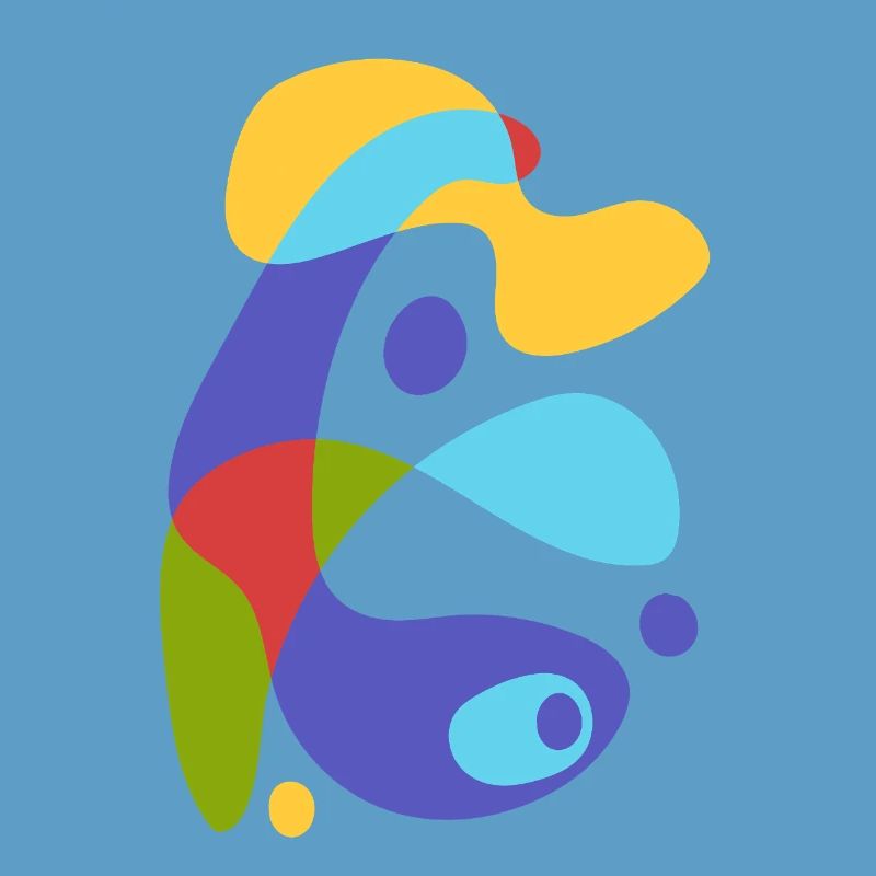 vintage abstract creature