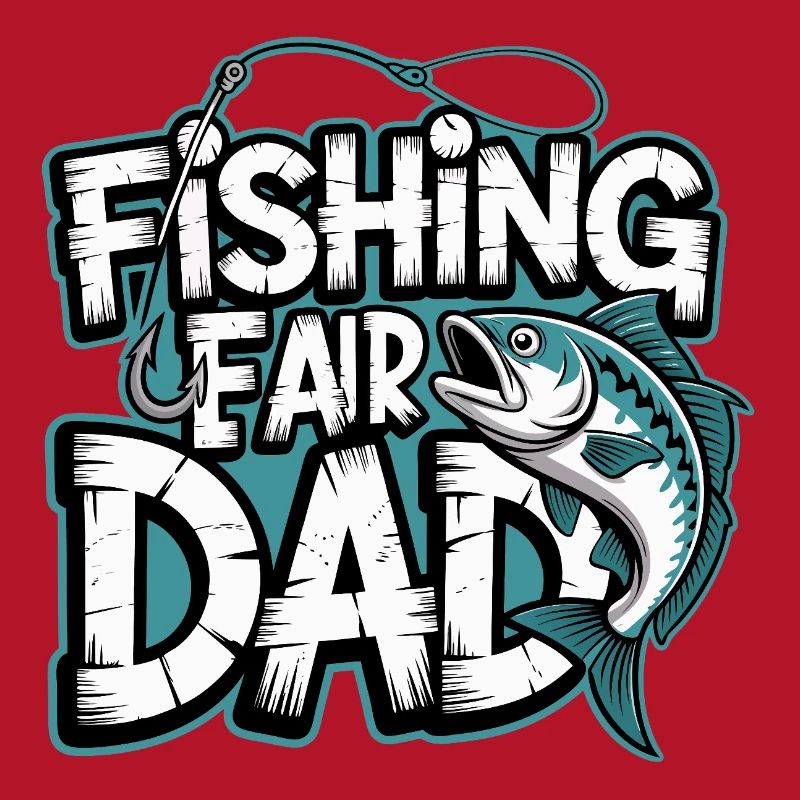 Fischfang Papa Comic Tee