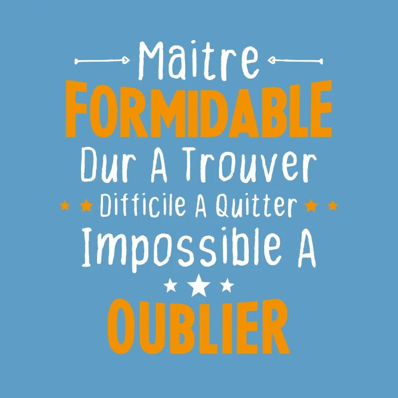 Maître Formidable Idée Cadeau Maître D'école