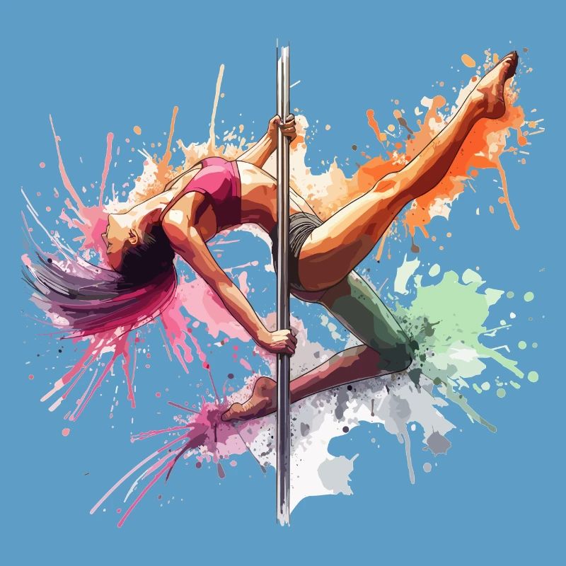 Pole Dance Couleurs Dynamiques Pole Dance Cadeau