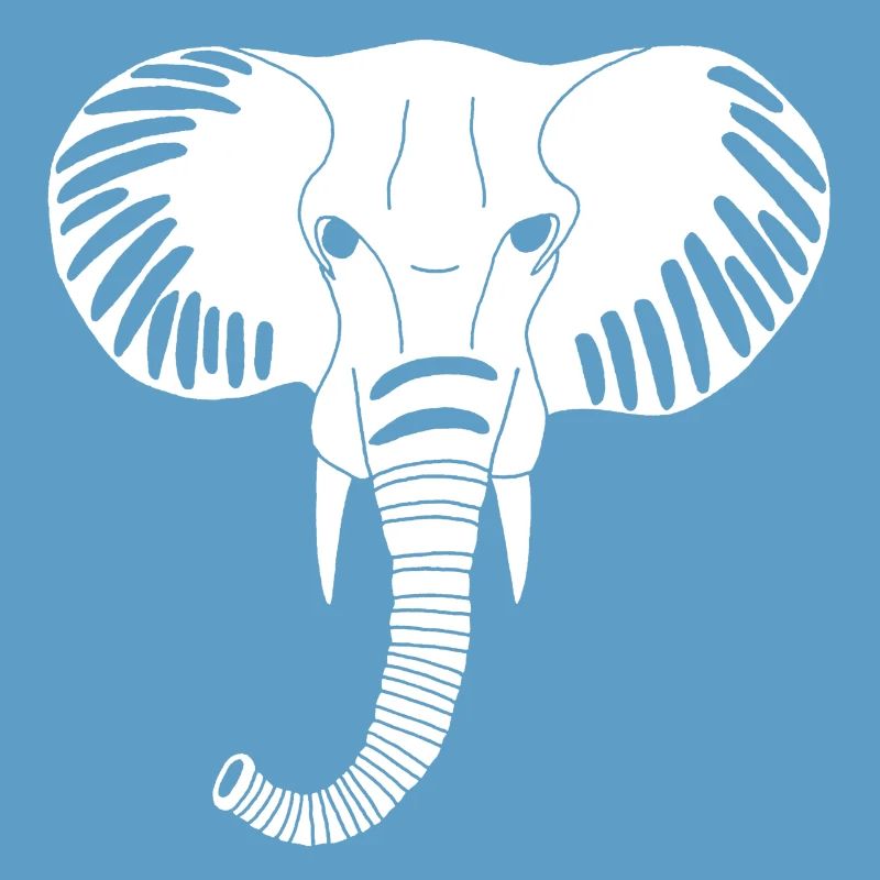 White elephant head
