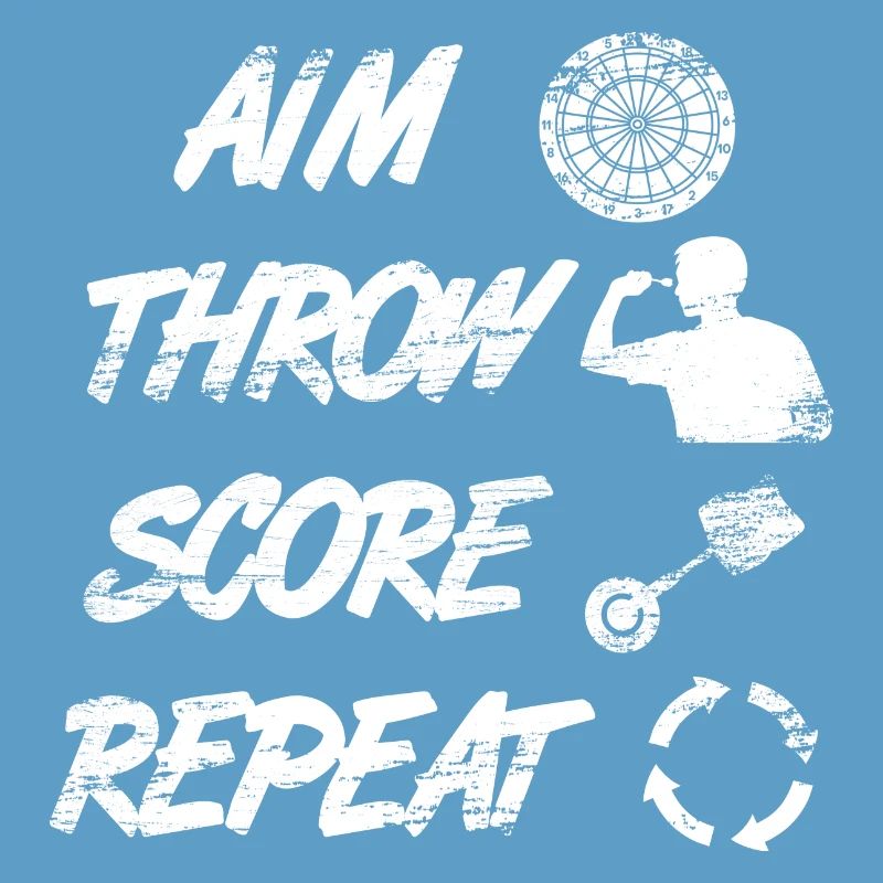 viser, lancer, pointer, répéter