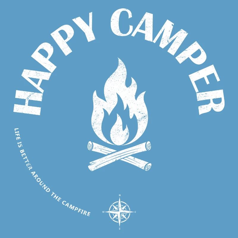 Conception de l’emblème de la flamme de feu de camp