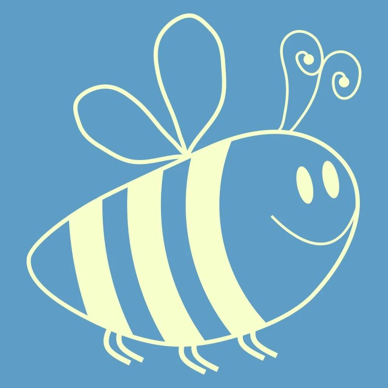 Lächelnde Bienchen Muster