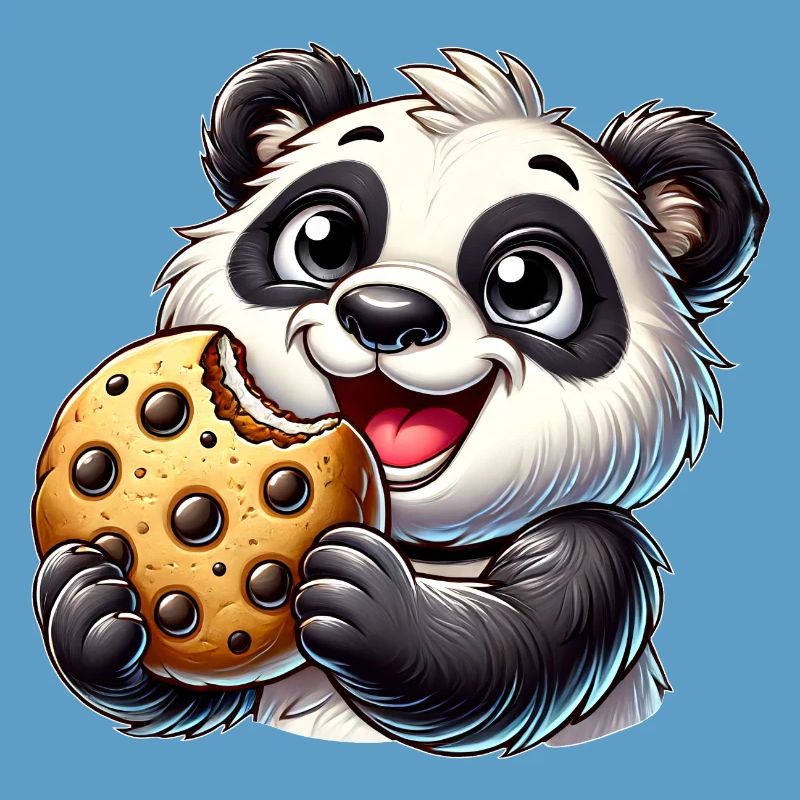 Panda Biscuit Dessert Biscuits Sucrés