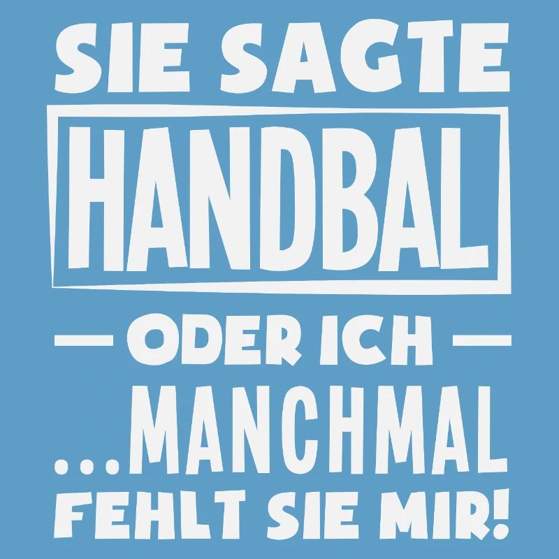 Handball oder ich – manchmal fehlt sie