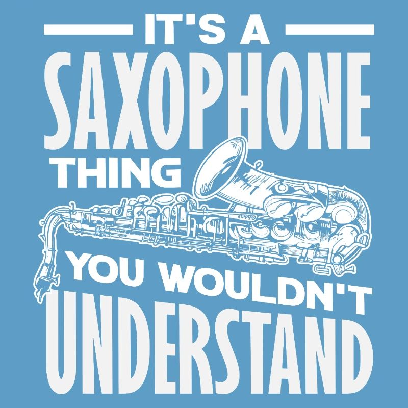 C’est une affaire de saxophone, c’est drôle.