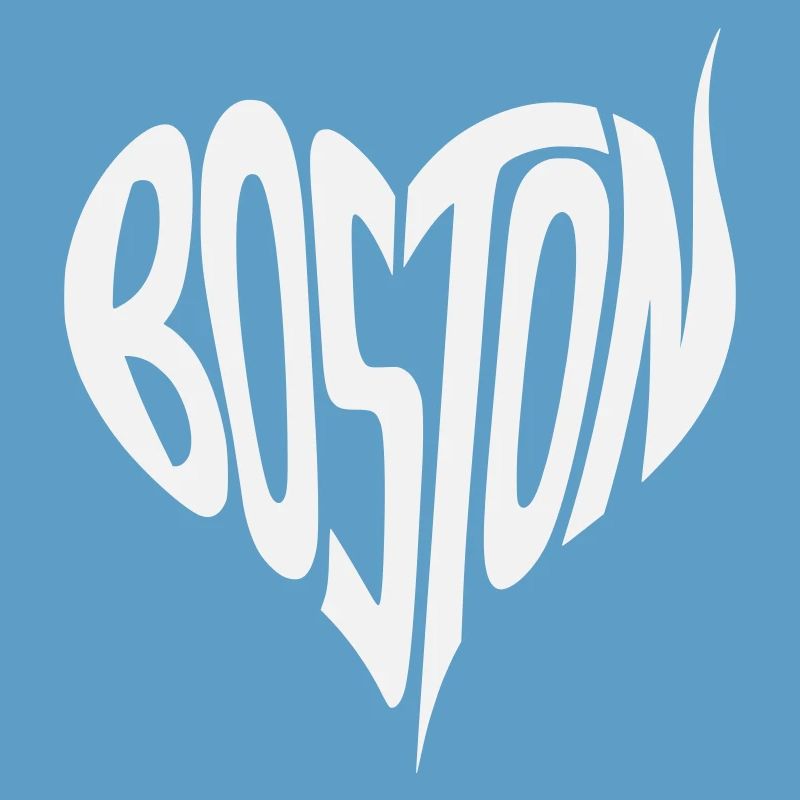 Boston Heart Typography