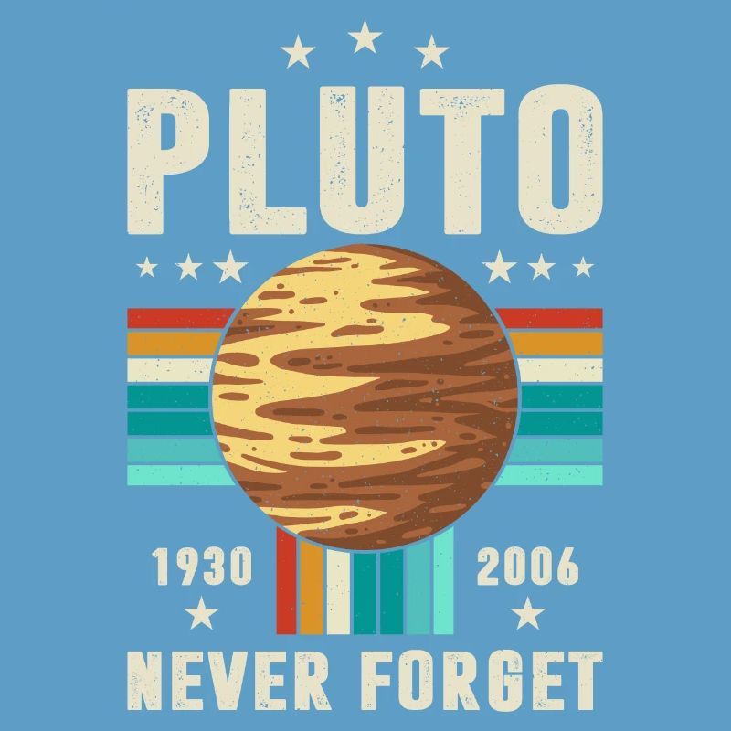 Never Forget Pluto Graphic