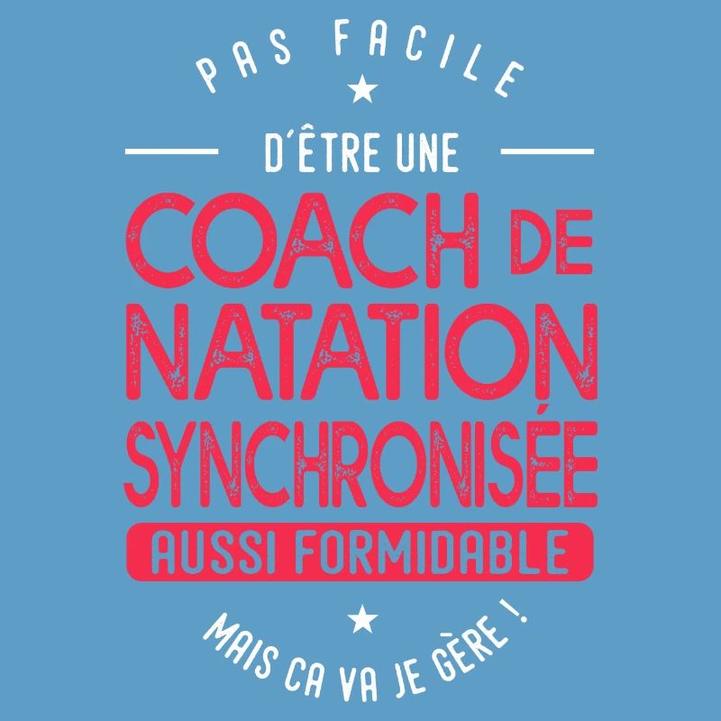 coach Natation synchronisée formidable cadeau