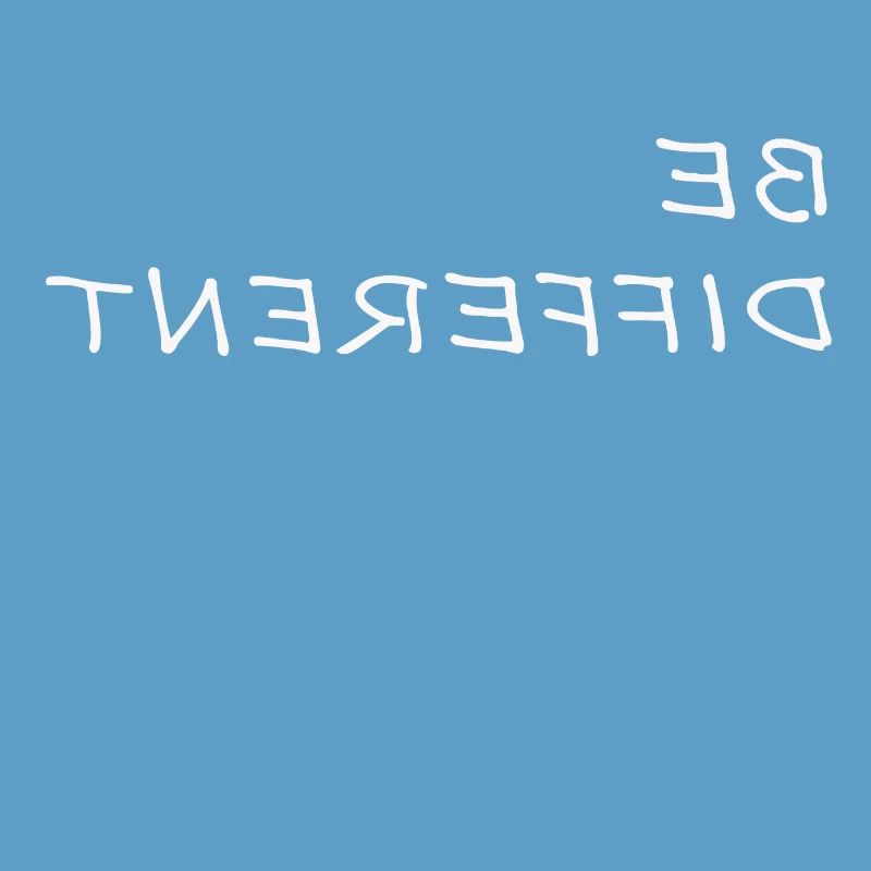 BE DIFFERENT Sei Anders Spruch Sprüche Geschenk