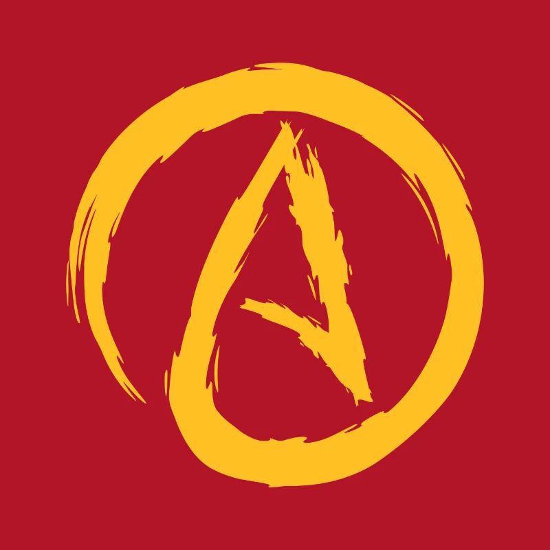 Symbole de l'athéisme cadeau d'évolution athée Darwin