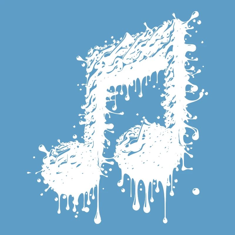 Liquid Music Eighth Notes Scale