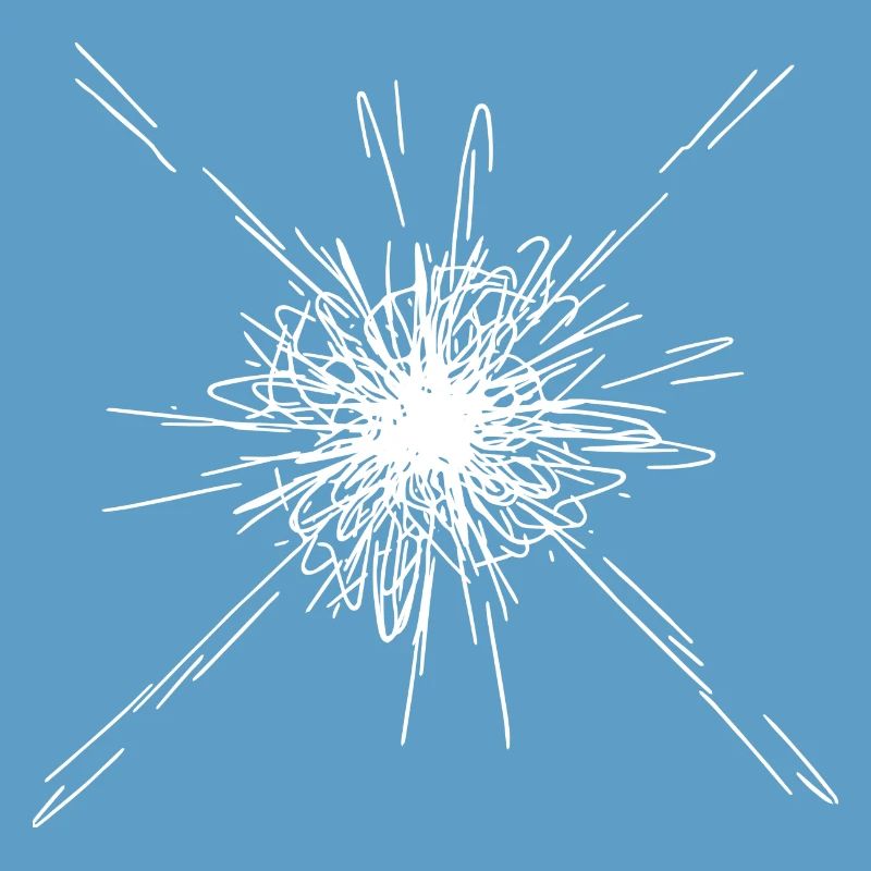 Mandala Explosion Lines Pattern