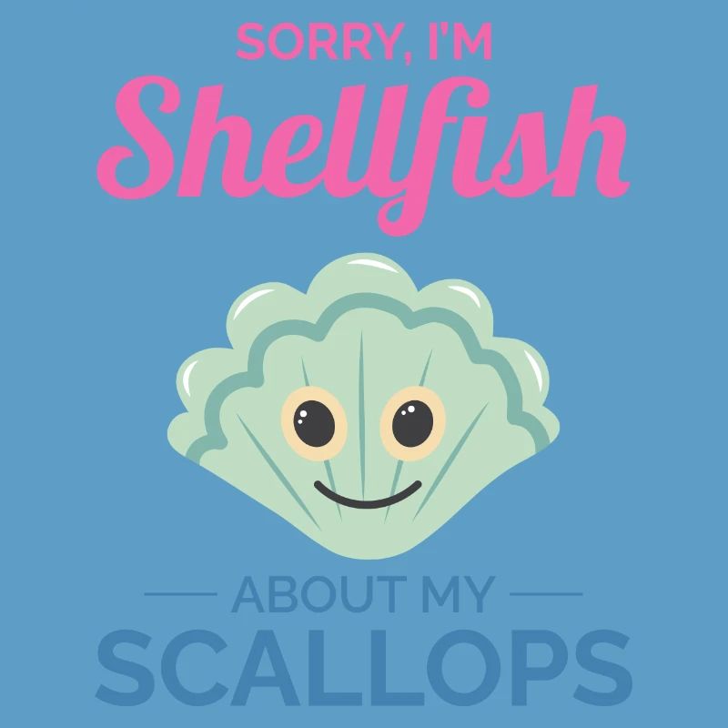 Scallop Seashells Collector Beachcomber Shellfish