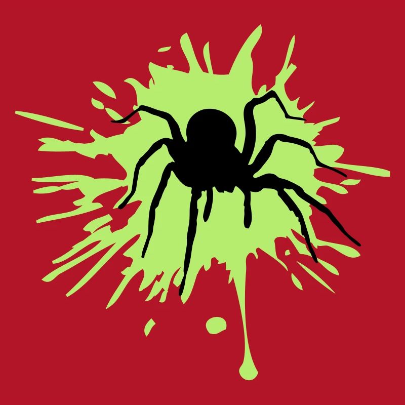 araignée araignée blob graffiti gouttes couleur b