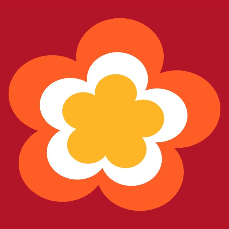 70s Flower Pattern