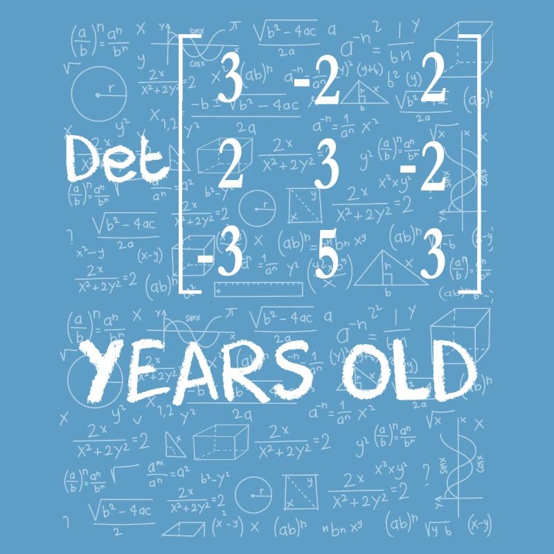 95th birthday 95 years matrix determinant