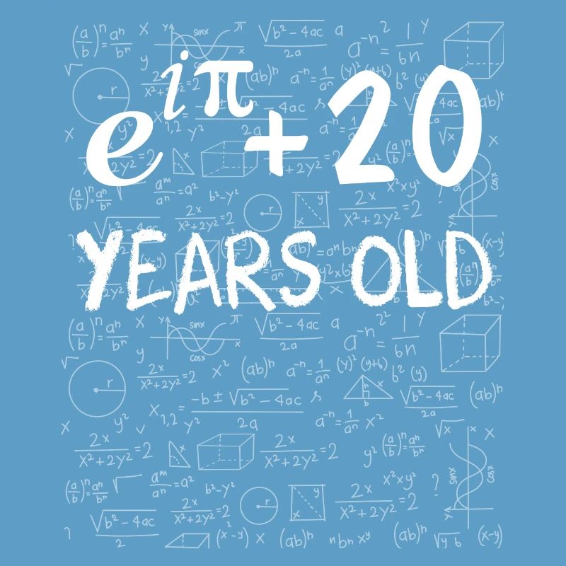 19e anniversaire 19 ans Euler Identité cadeau math