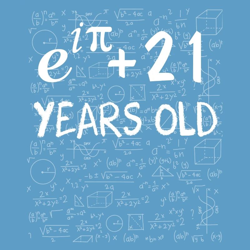 20th birthday 20 years Euler Identity math gift