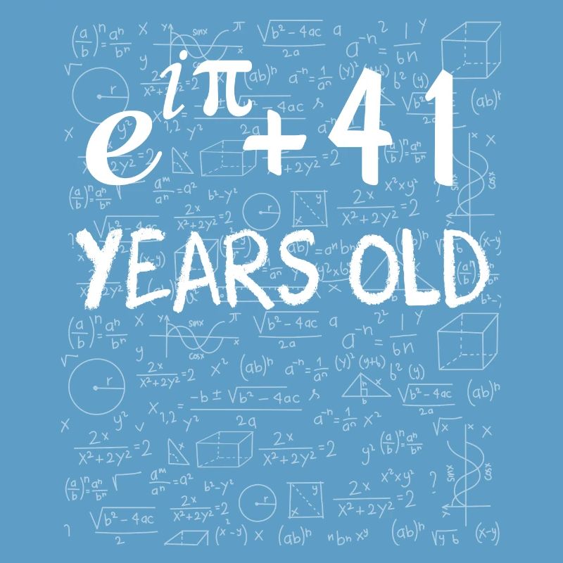 40th birthday 40 years Euler Identity math gift