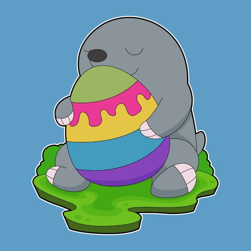 Mole Easter Easter Egg