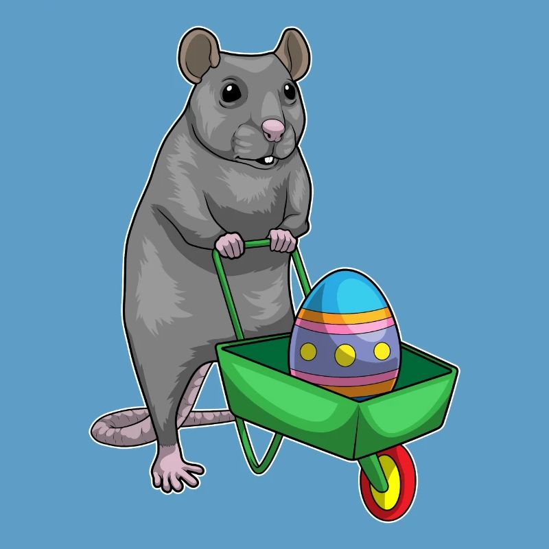 Rat Easter Easter Egg