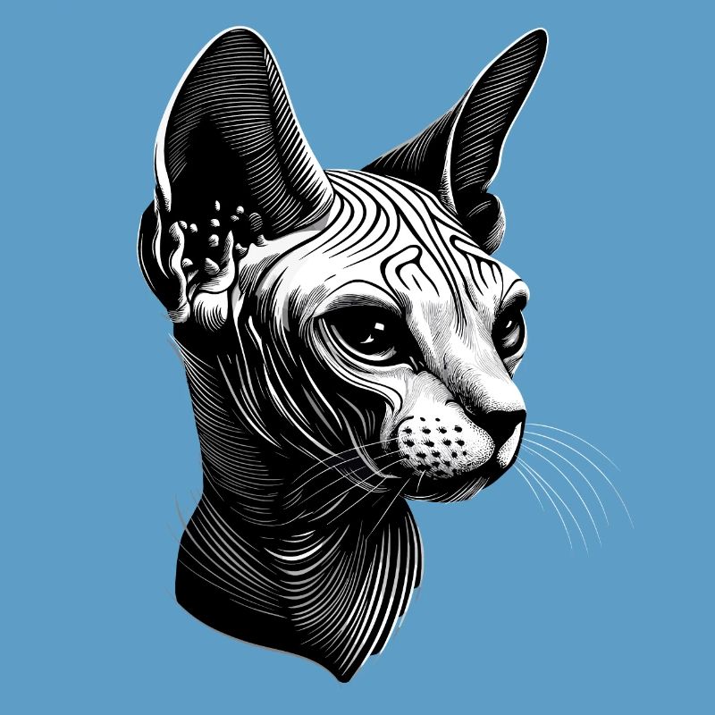 Chat Sphynx Chat Sphynx Chat Canadien Mignon Sphinx