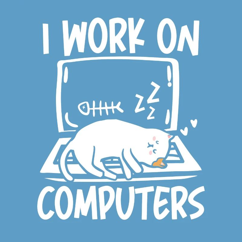 I work on computers