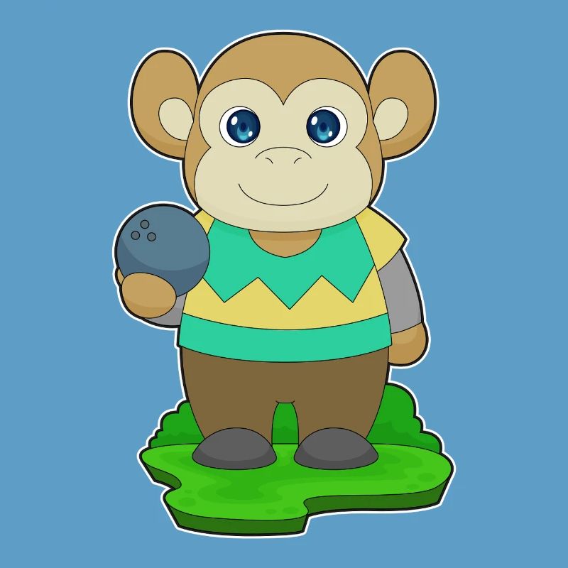Monkey Bowling Boule de bowling